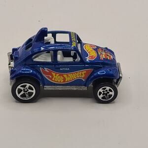 Hot Wheels VW Volkswagen Baja Beetle Nithia Racing Bug Malaysia Blue G1